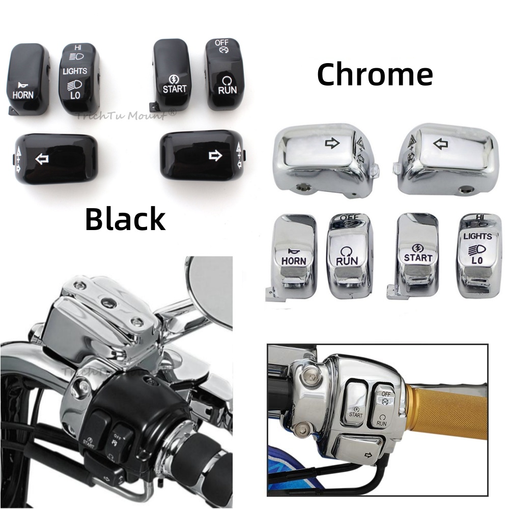 Abu Garcia Reel Revo - Motorfiets Stuur Schakelaar Caps Knoppen Covers