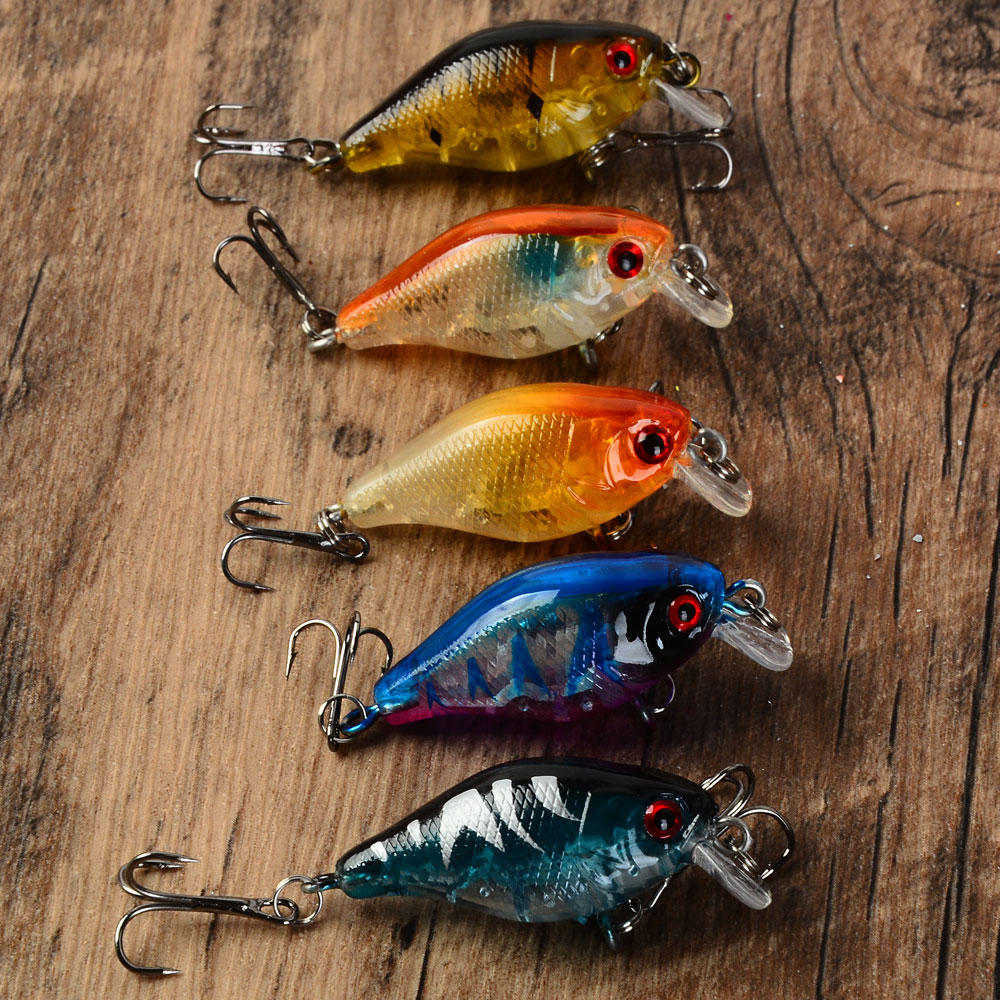Fishing Hook Treble - 5pcs Drijvende Crankbaits Aas Vissen Lokken