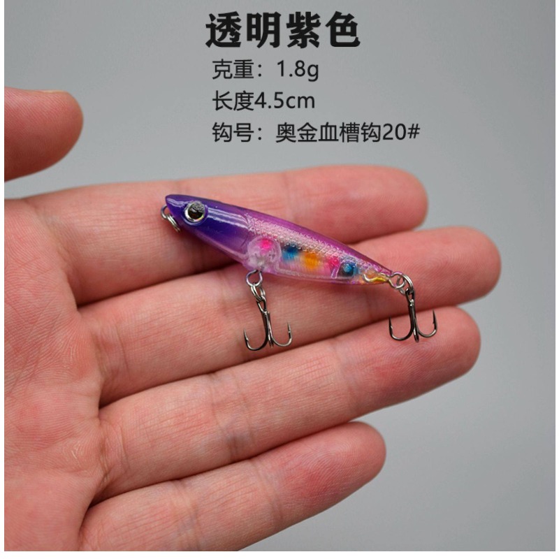 Fishing Hook Treble - 1 stks Zigzag Hond Drijvende Topwater