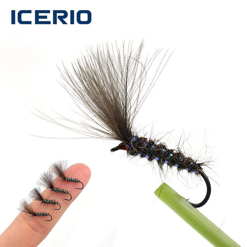 Fishing Hook Size - 5/6 STUKS CDC Parachute Dry Fly