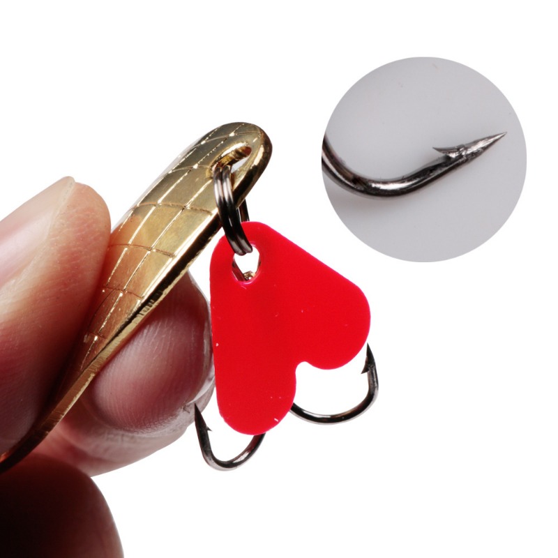 1PCS Metalen Jigging Spinner L - Fishing Hook Treble recensie en prijs