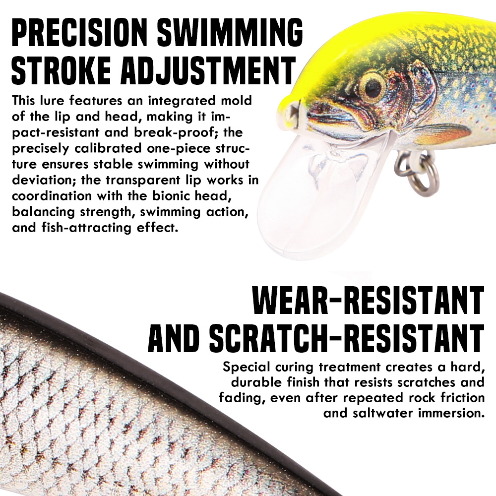 B&U Fishing Lures Sinking Minn - Fishing Hook Treble recensie en prijs