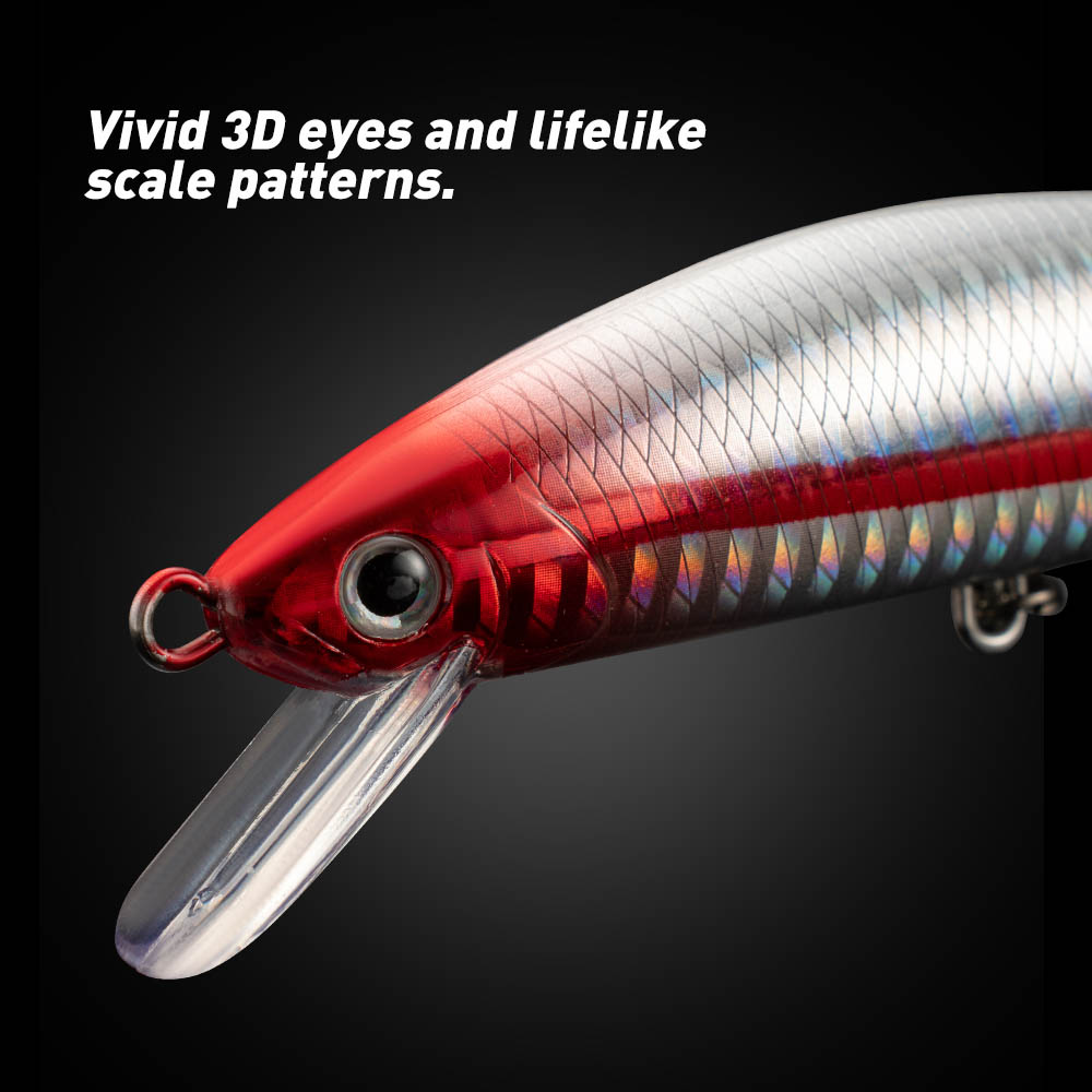 Vissen Lokken Sinking Minnow 1 - Fishing Hook Treble recensie en prijs