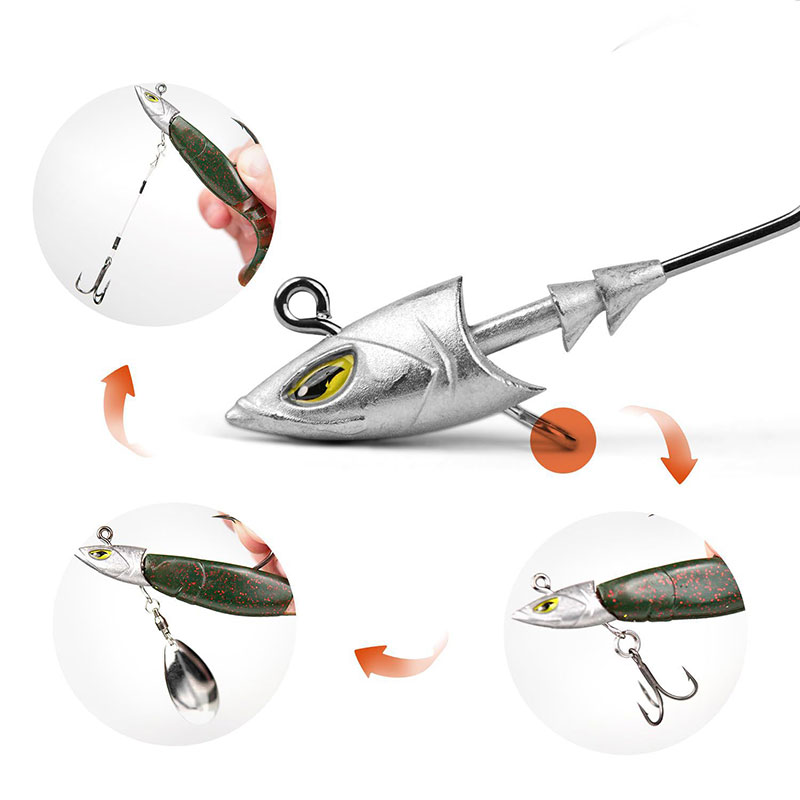 WODJYJ 5 stks/doos 14g 21g 28g - Fishing Hook Size recensie en prijs