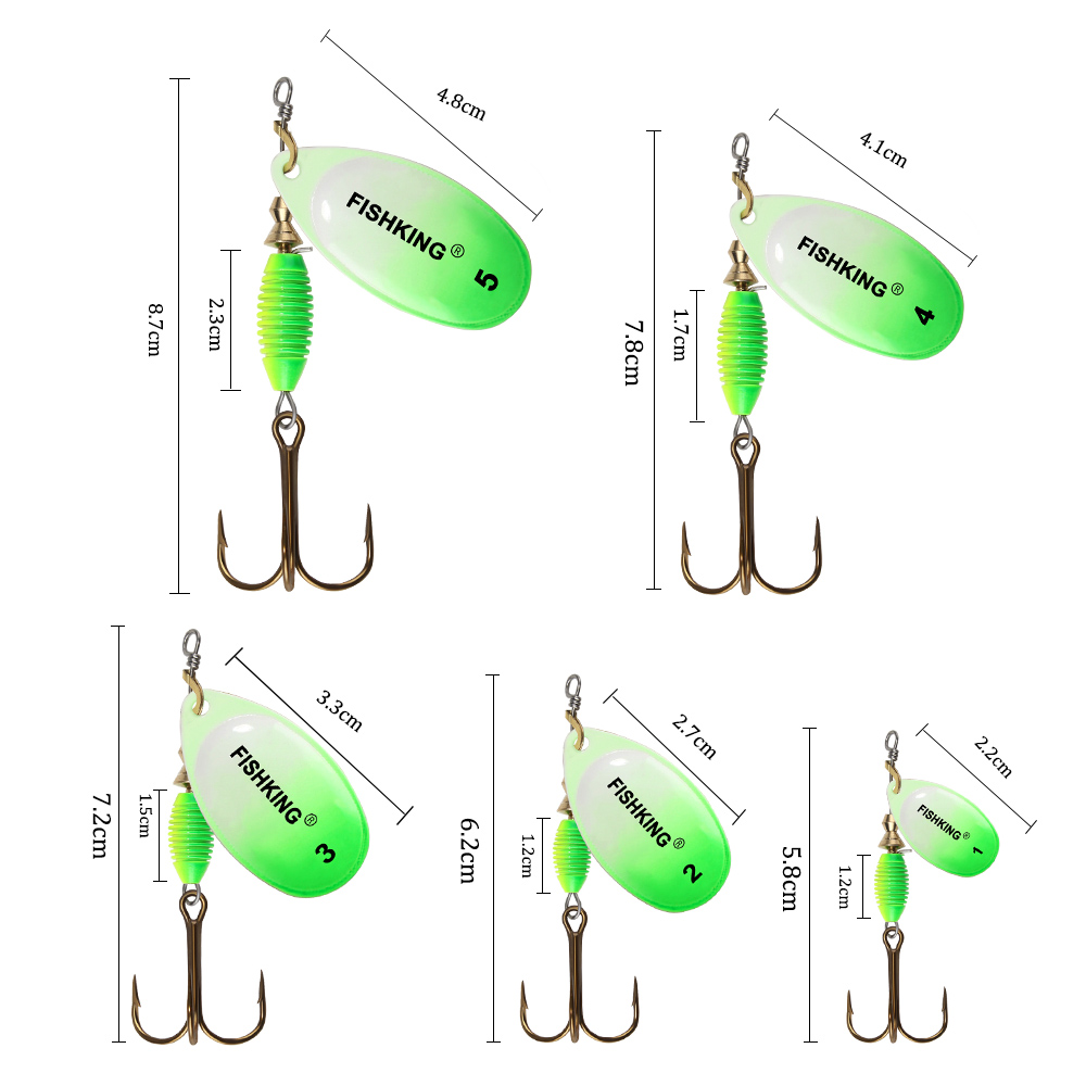 Metalen Vissen Lokken 4G 4.8G  - Fishing Hook Treble recensie en prijs