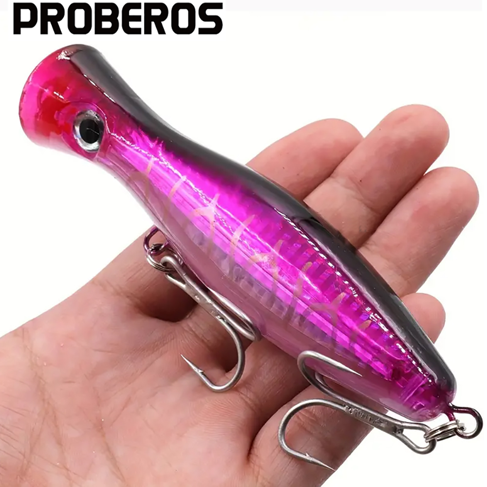PROBEROS 1 st 13 cm 43g Popper - Fishing Hook Treble recensie en prijs