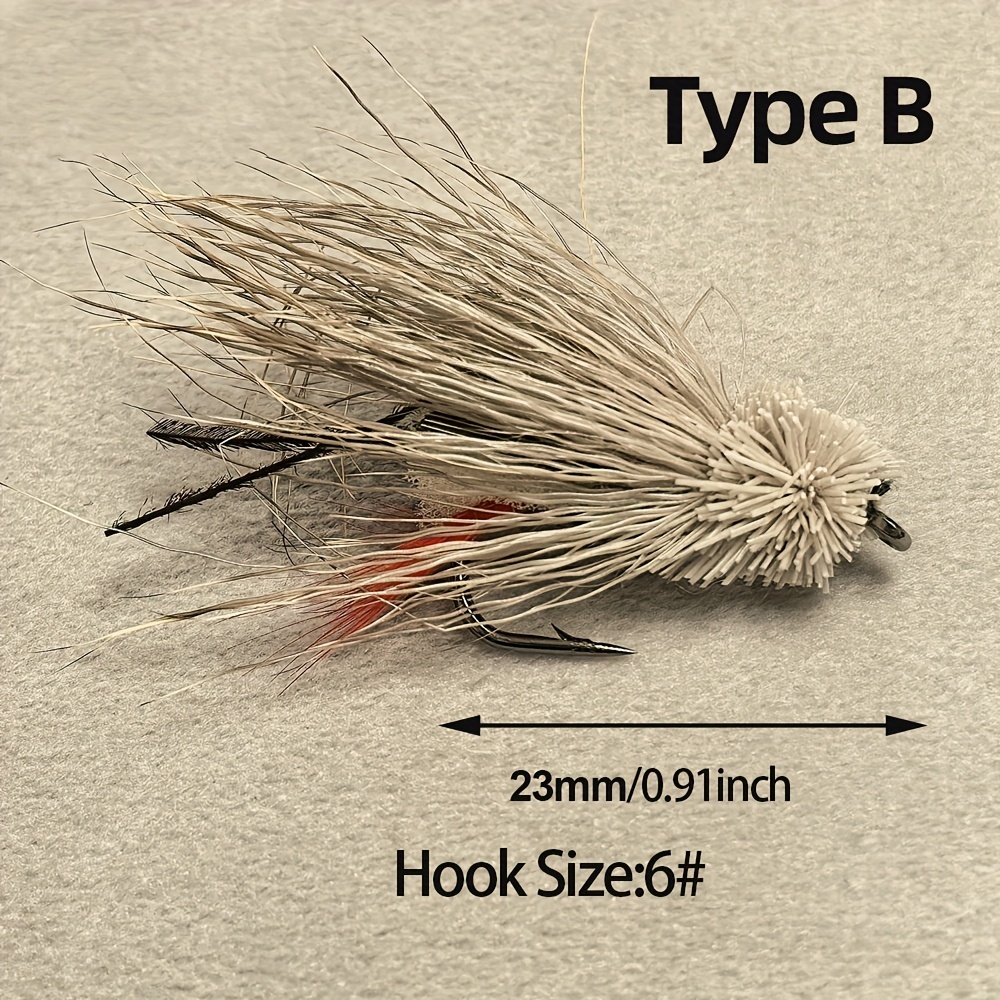5/6 stuks Popper Hopper vliegv - Fishing Hook Size recensie en prijs