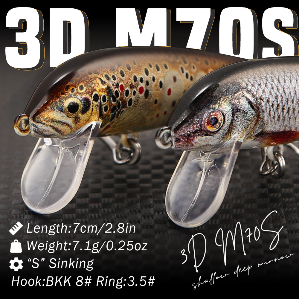 B&U Sinking Minnow-vislokdozen - Fishing Hook Treble recensie en prijs