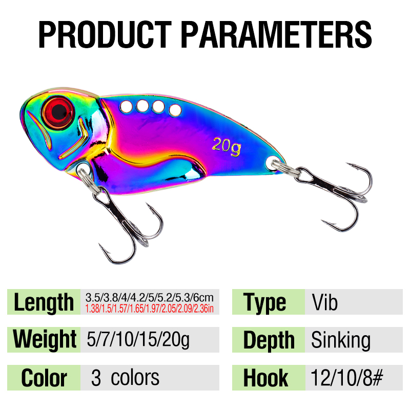 3 stuks Metalen Kleurrijke VIB - Fishing Hook Treble recensie en prijs