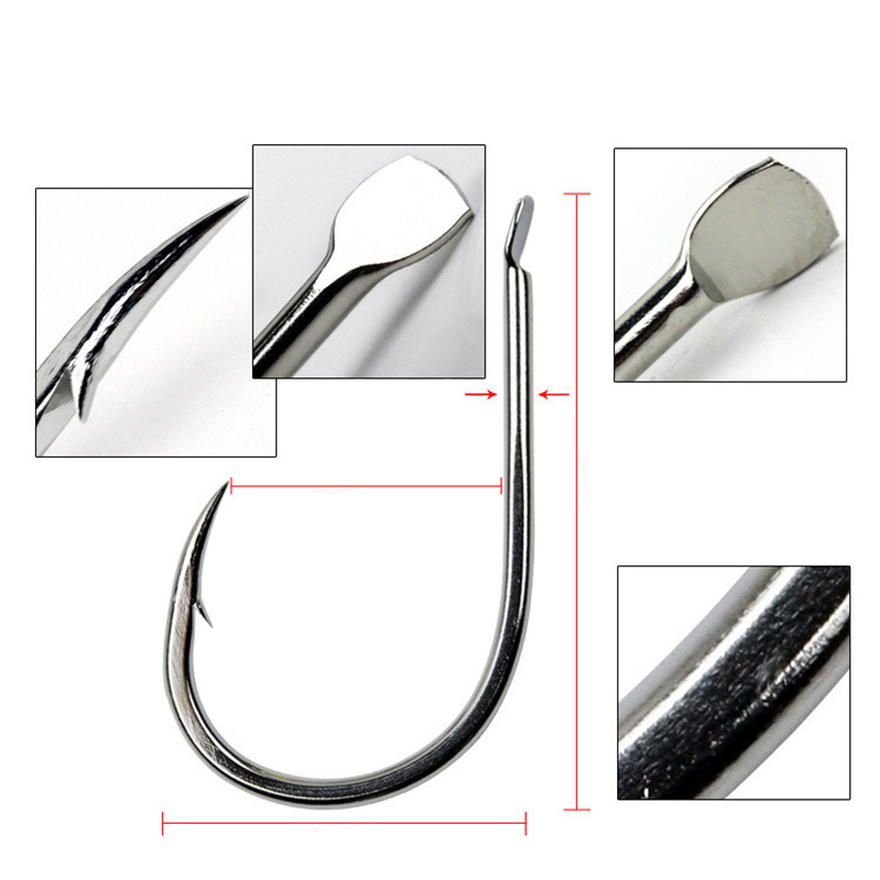 100 Stks/partij 7 Size Prikkel - Fishing Hook Circle recensie en prijs