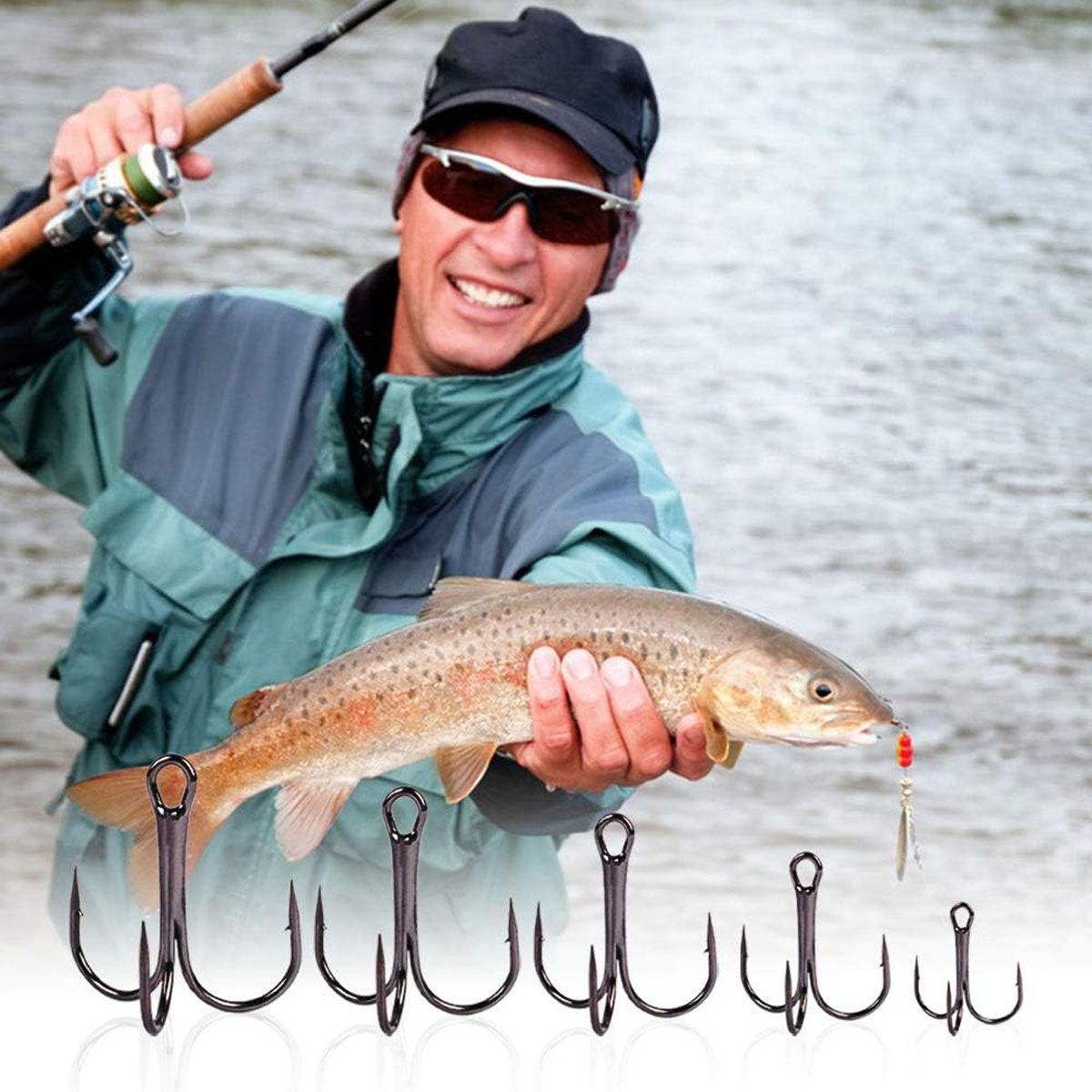50/100 stks/doos Vissen Dregge - Fishing Hook Circle recensie en prijs