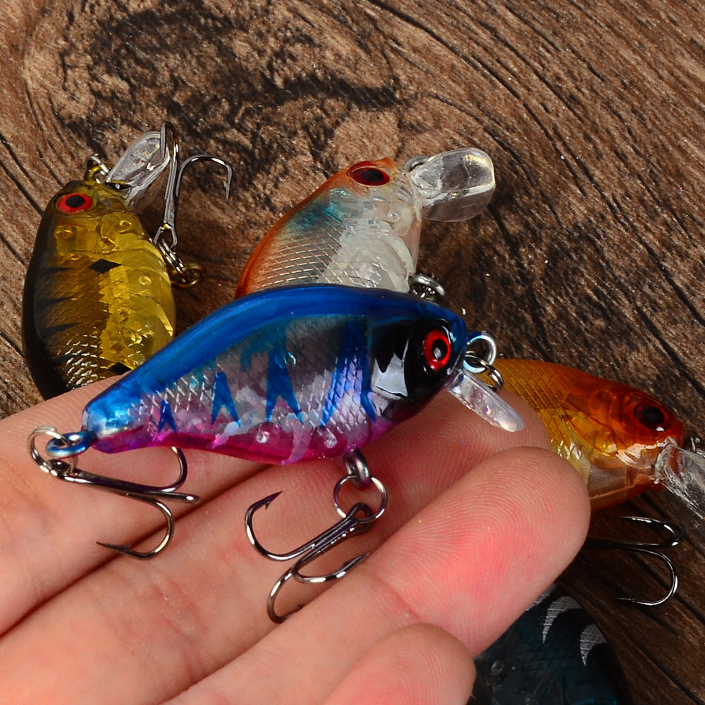 5pcs Drijvende Crankbaits Aas  - Fishing Hook Treble recensie en prijs