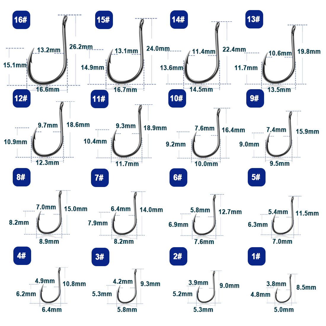 9KM Iseama Vishaken 50 ~ 200 S - Fishing Hook Circle recensie en prijs